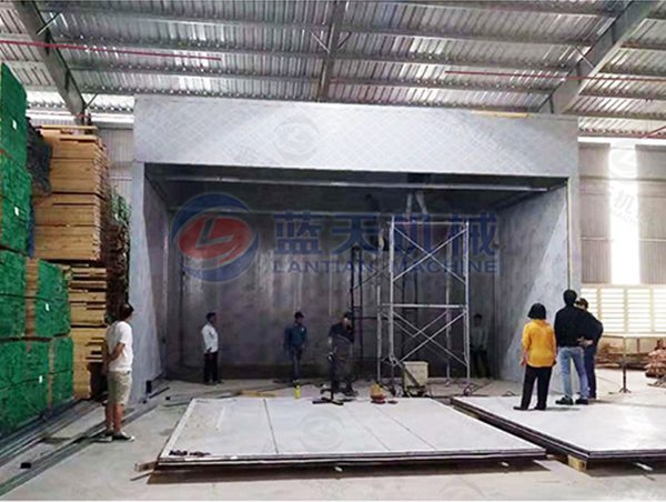 江蘇木材烘干機現場